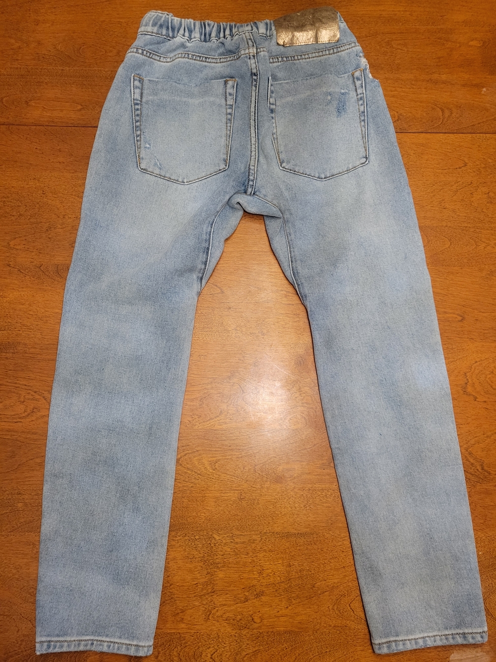 One Teaspoon Light Blue Drawstring Jeans - Picture 4 of 14